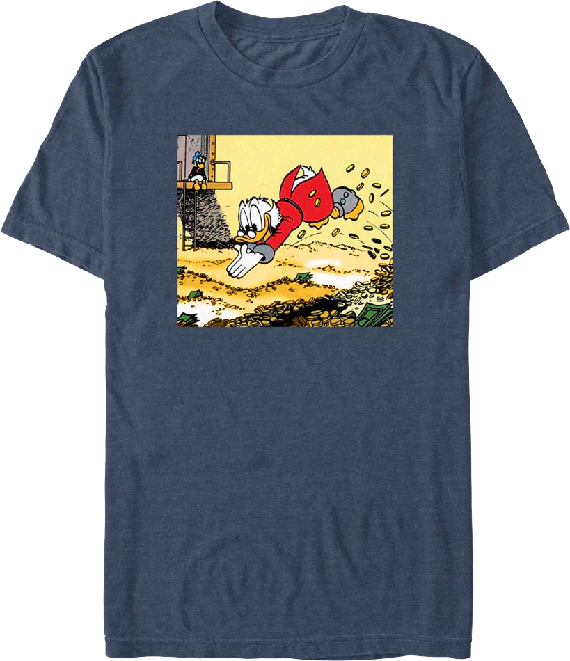 Scrooge McDuck's Money Vault Dive DuckTales T-Shirt