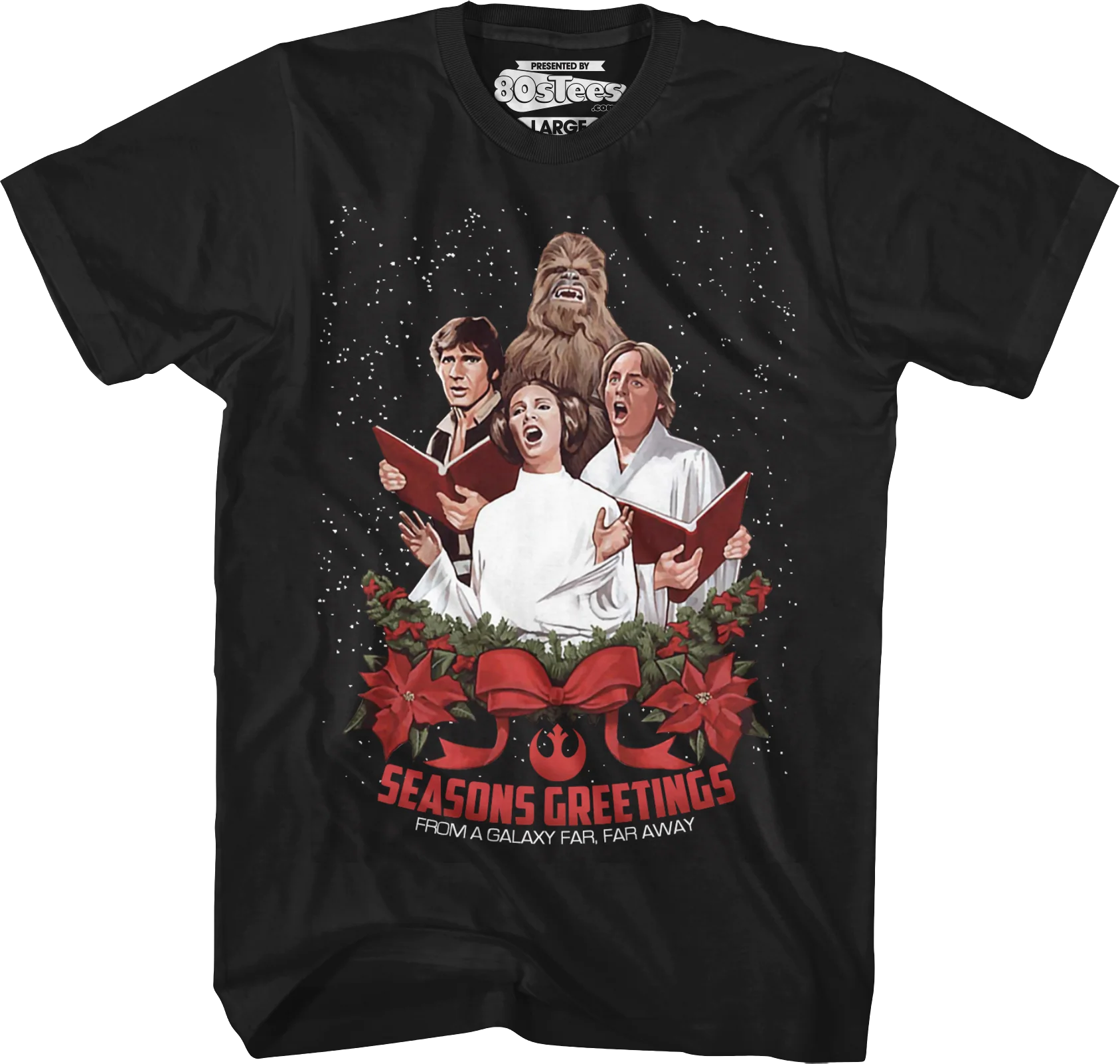 Seasons Greetings From A Galaxy Far, Far Away Star Wars T-Shirt