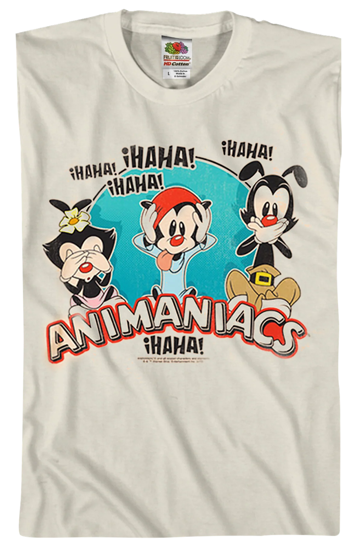 See No Evil Hear No Evil Speak No Evil Animaniacs T-Shirt - Image 2