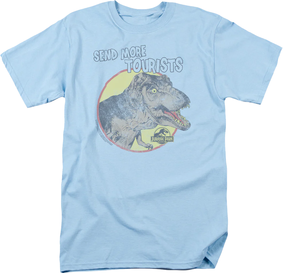 Send More Tourists Jurassic Park T-Shirt