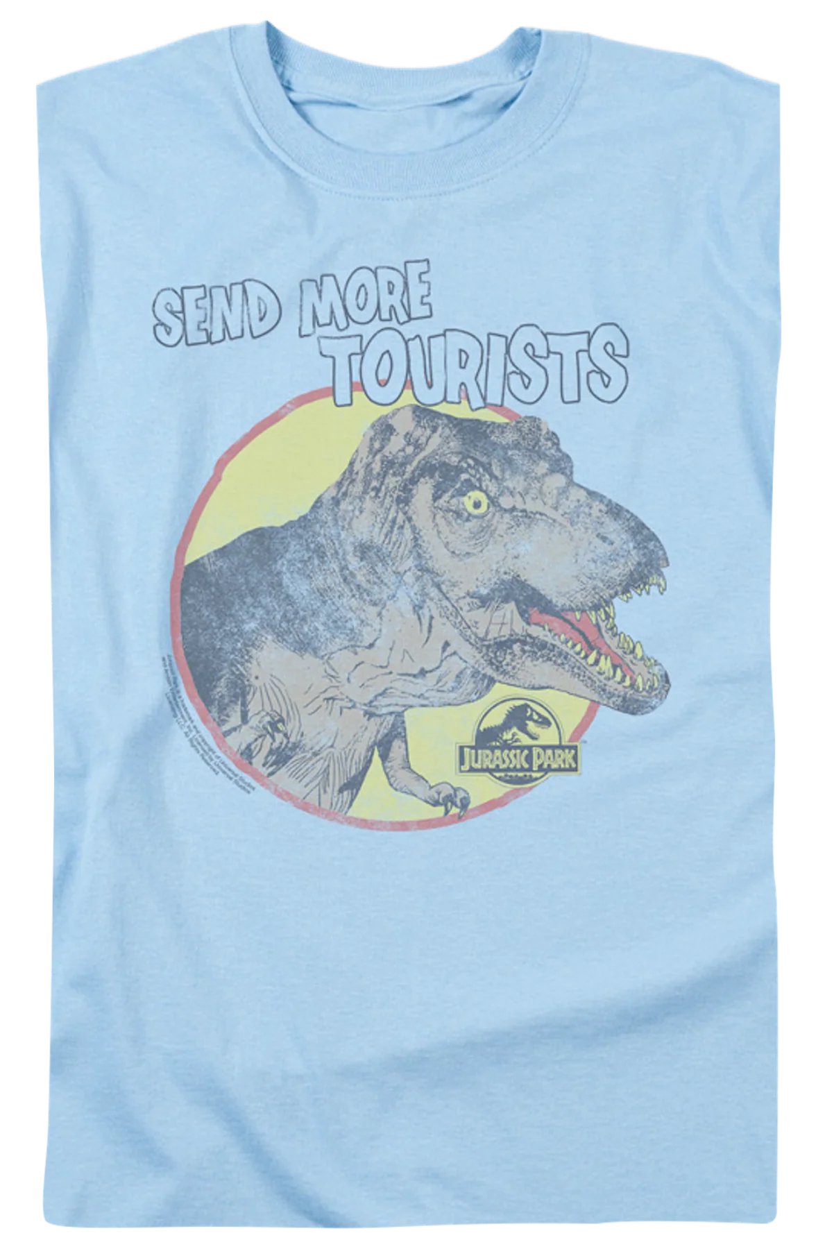 Send More Tourists Jurassic Park T-Shirt - Image 2