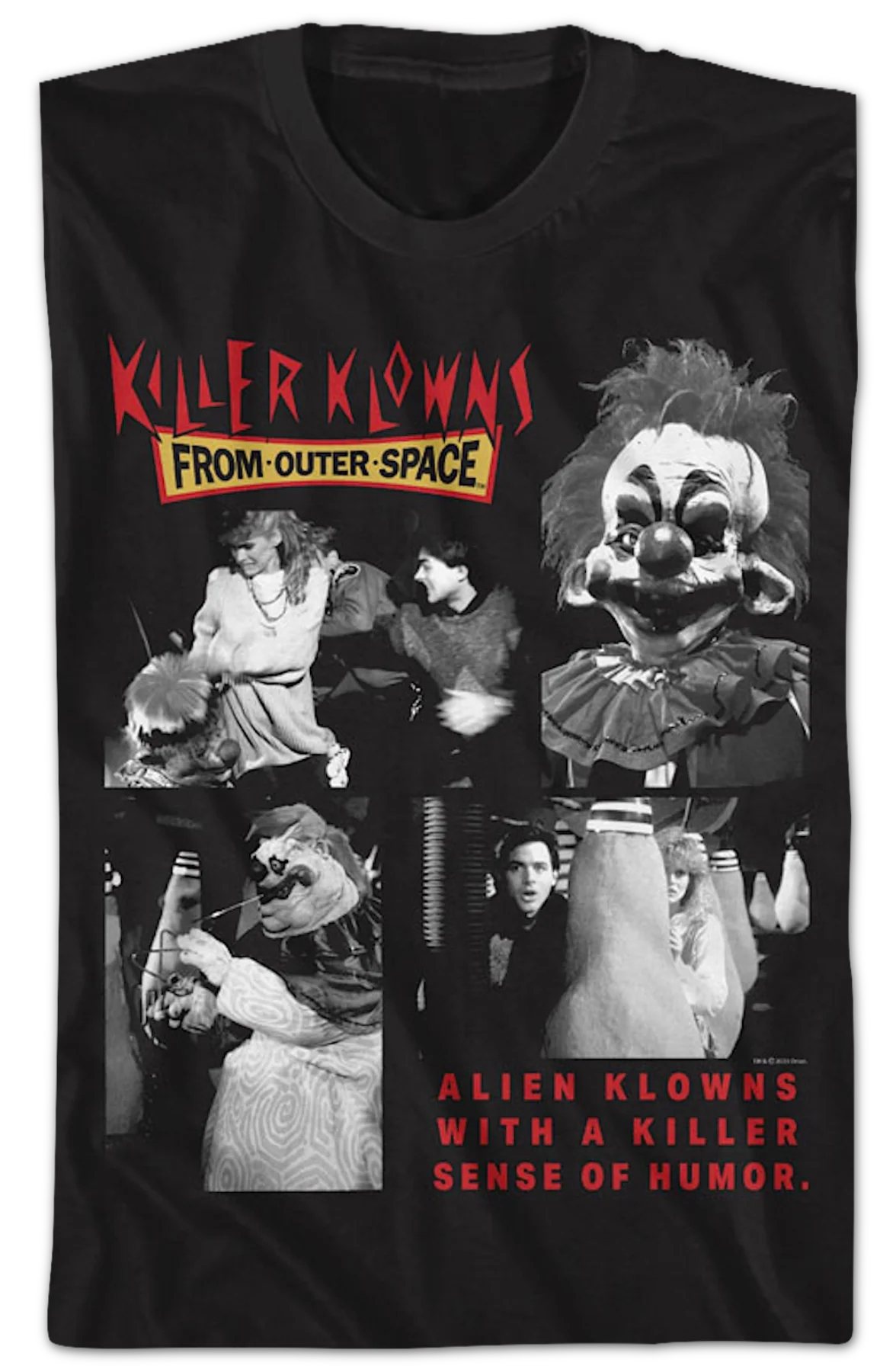 Sense Of Humor Killer Klowns From Outer Space T-Shirt - Image 2
