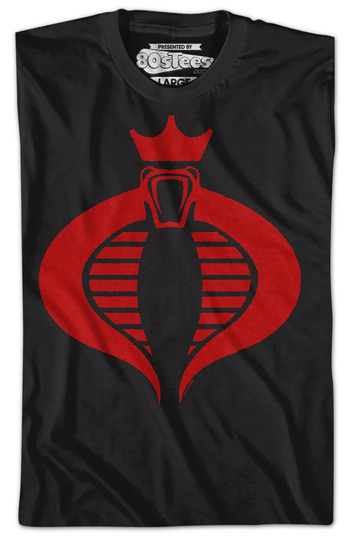 Serpentor Cobra Emperor Logo GI Joe T-Shirt - Image 2