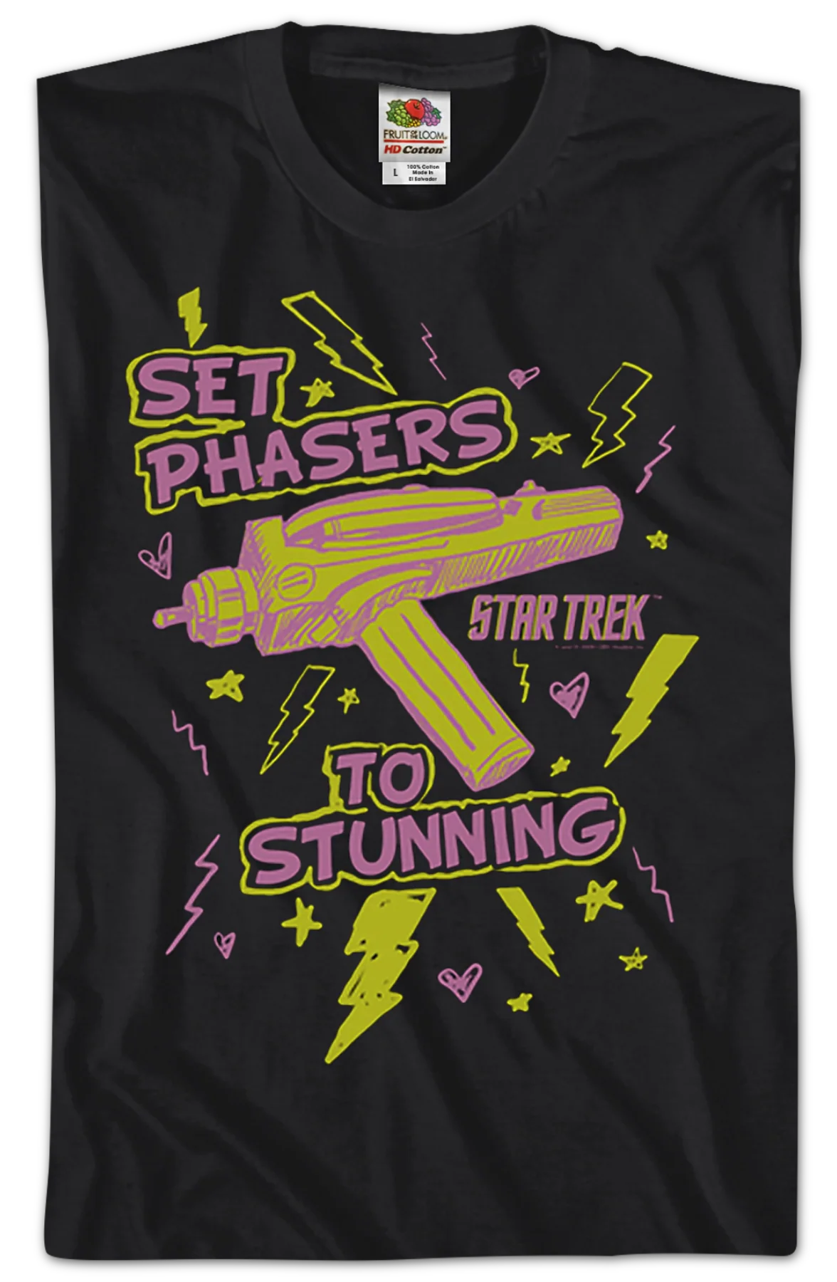 Set Phasers To Stunning Star Trek T-Shirt - Image 2
