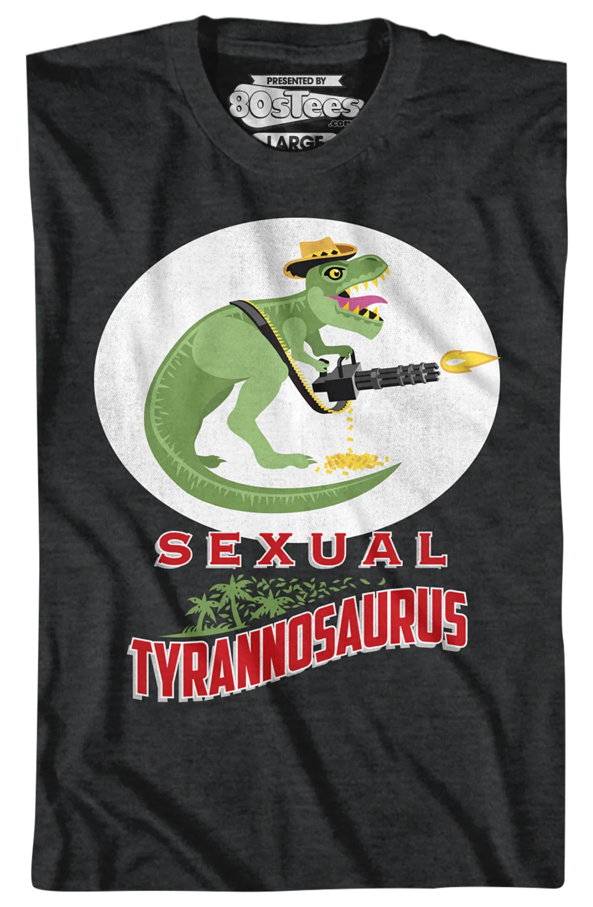 Sexual Tyrannosaurus Logo Predator T-Shirt - Image 2