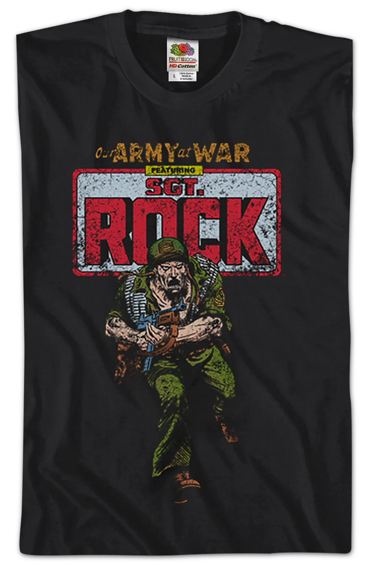 Sgt Rock DC Comics T-Shirt - Image 2