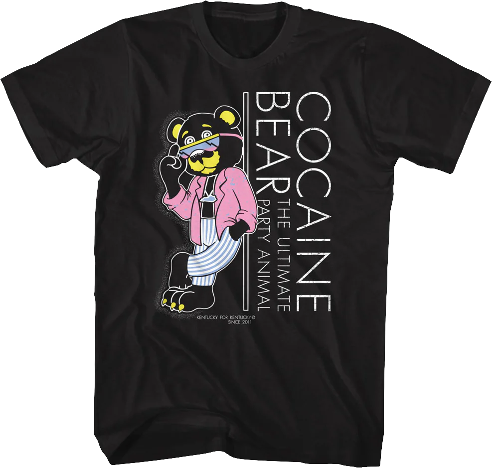 Shades Cocaine Bear T-Shirt