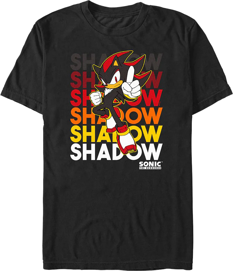 Shadow Sonic The Hedgehog T-Shirt