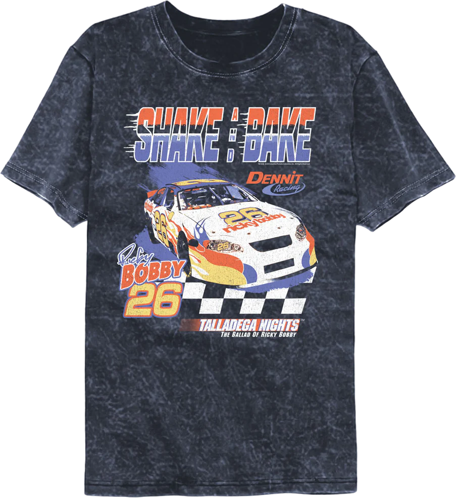 Shake And Bake Talladega Nights Mineral Wash T-Shirt