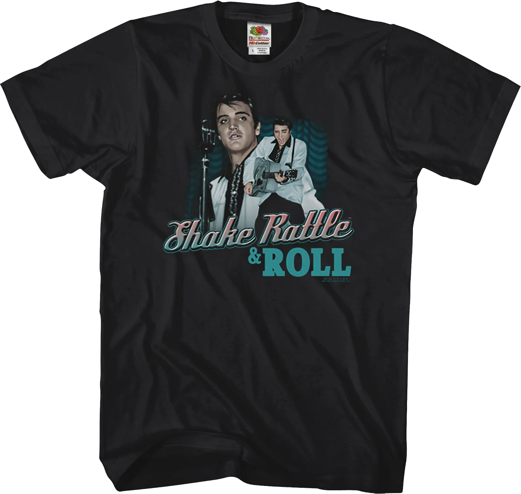 Shake Rattle and Roll Elvis Presley T-Shirt