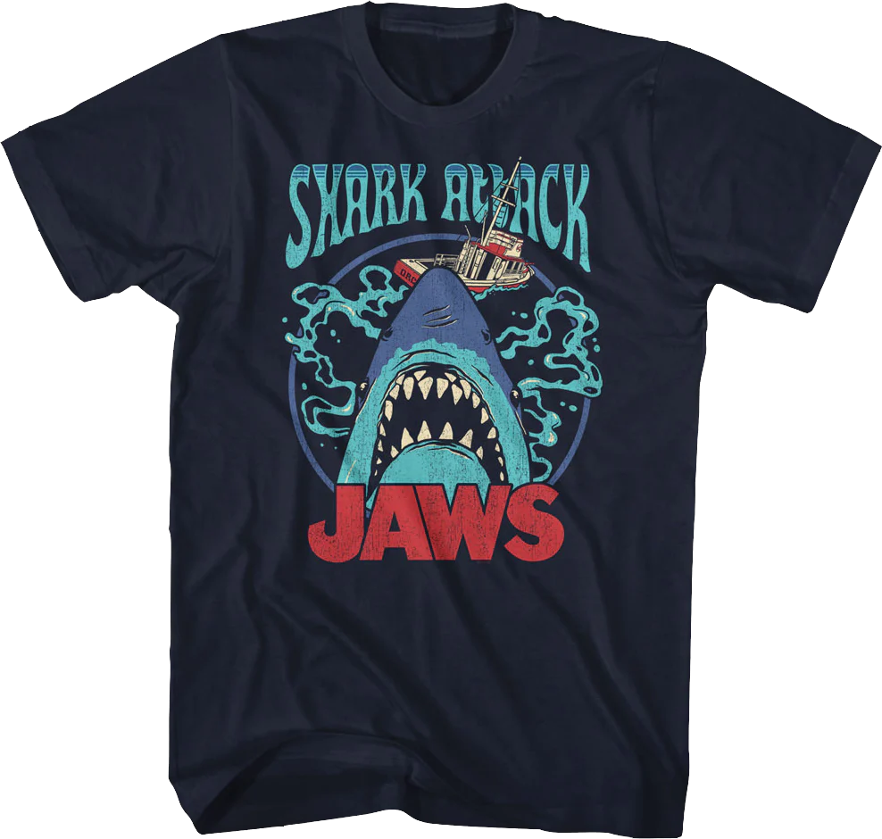 Shark Attack Circle Jaws T-Shirt