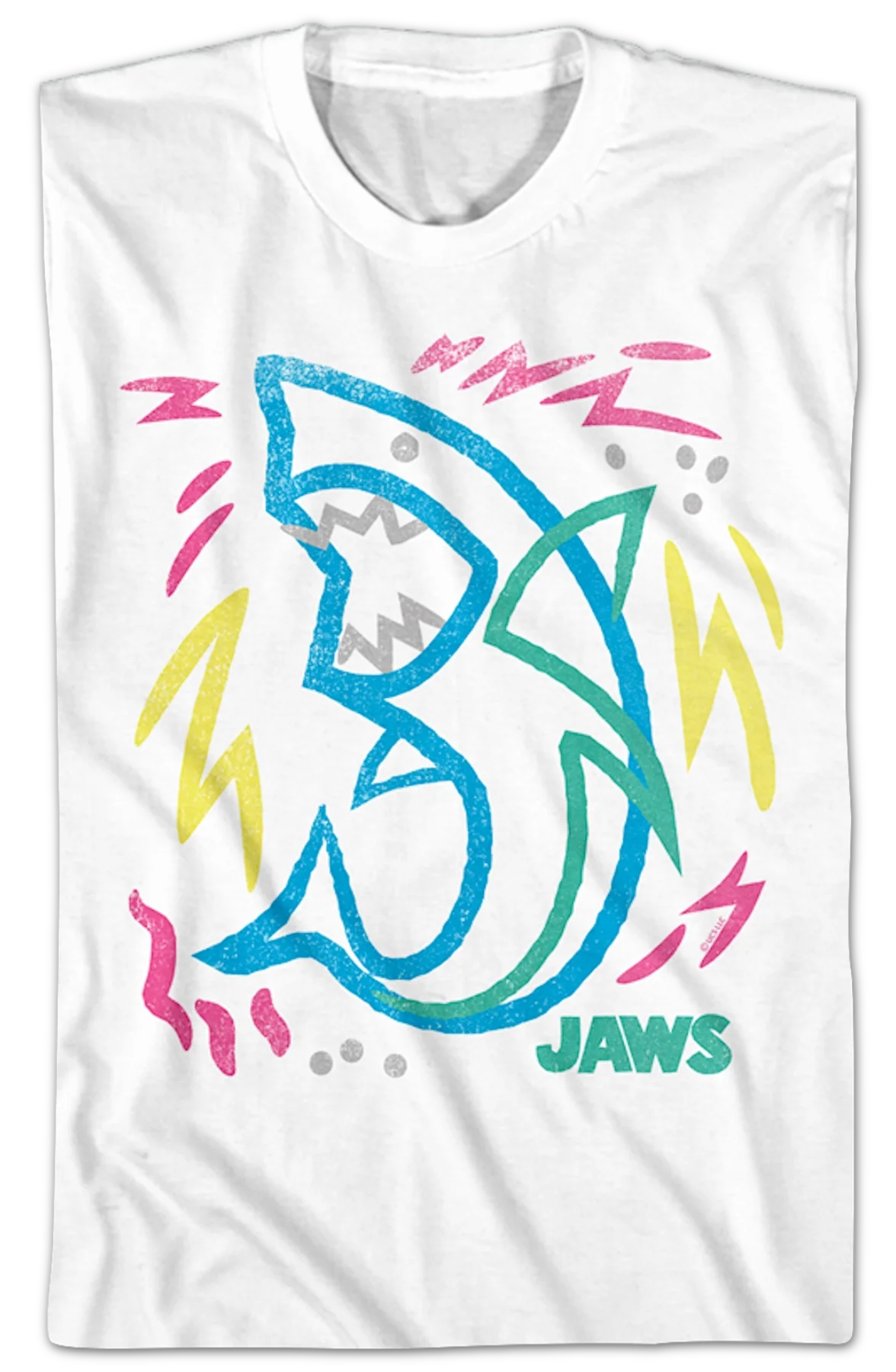 Shark Doodle Jaws T-Shirt - Image 2