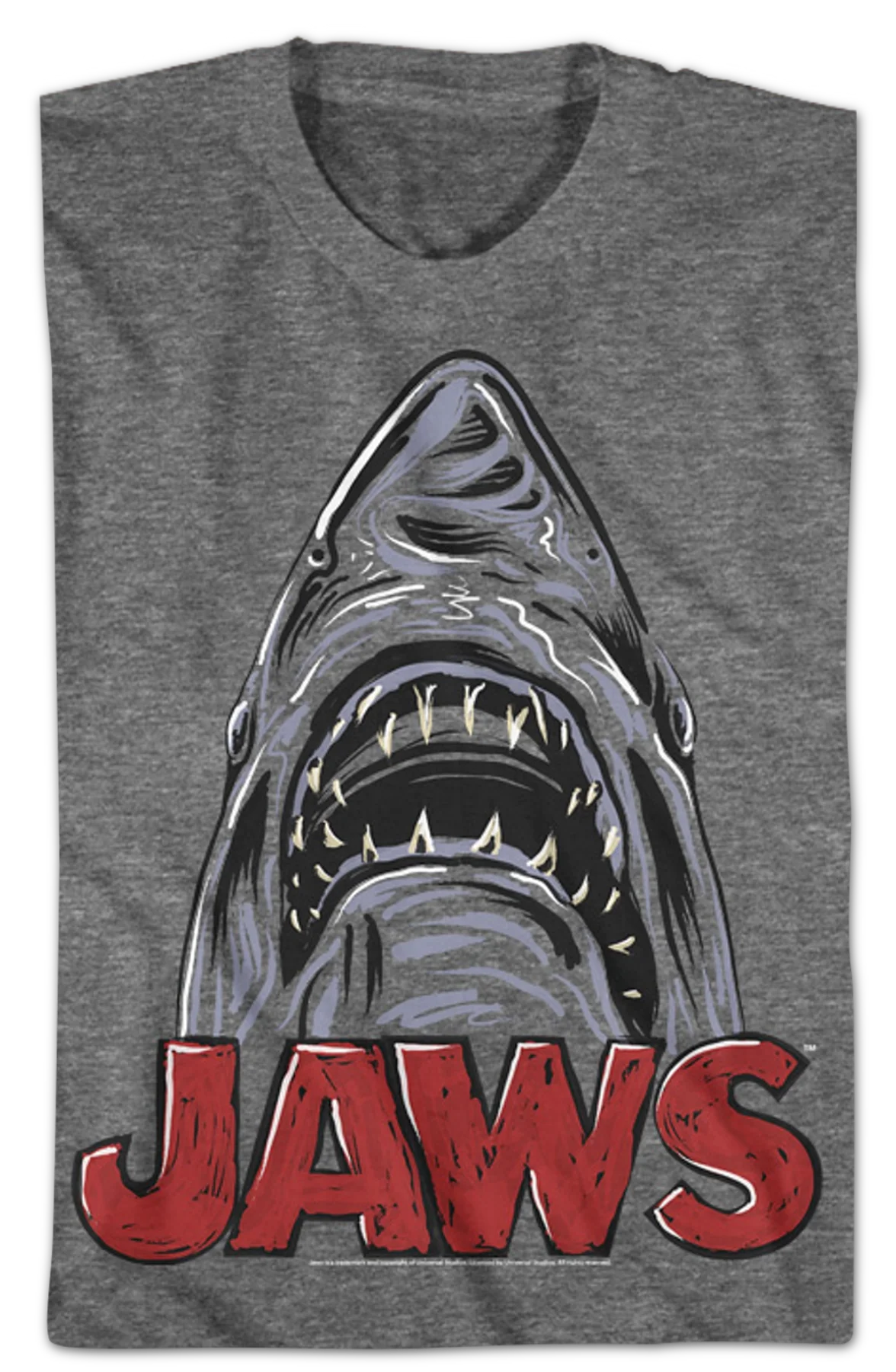 Shark Sketch Jaws T-Shirt - Image 2