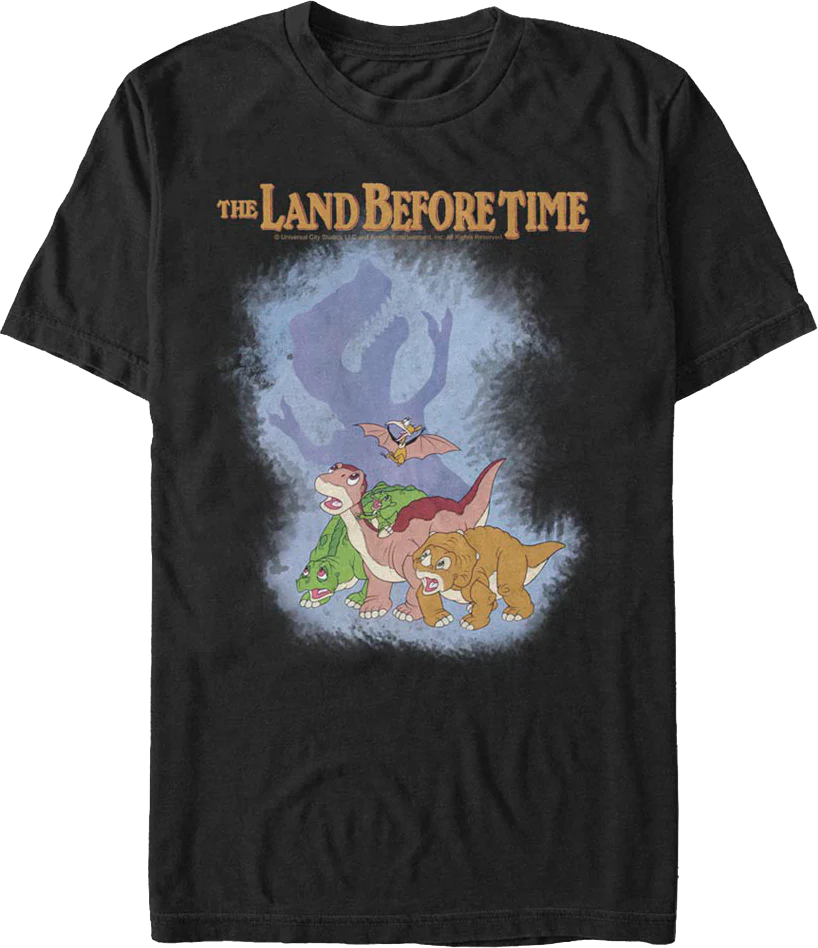 Sharptooth Shadow Land Before Time T-Shirt