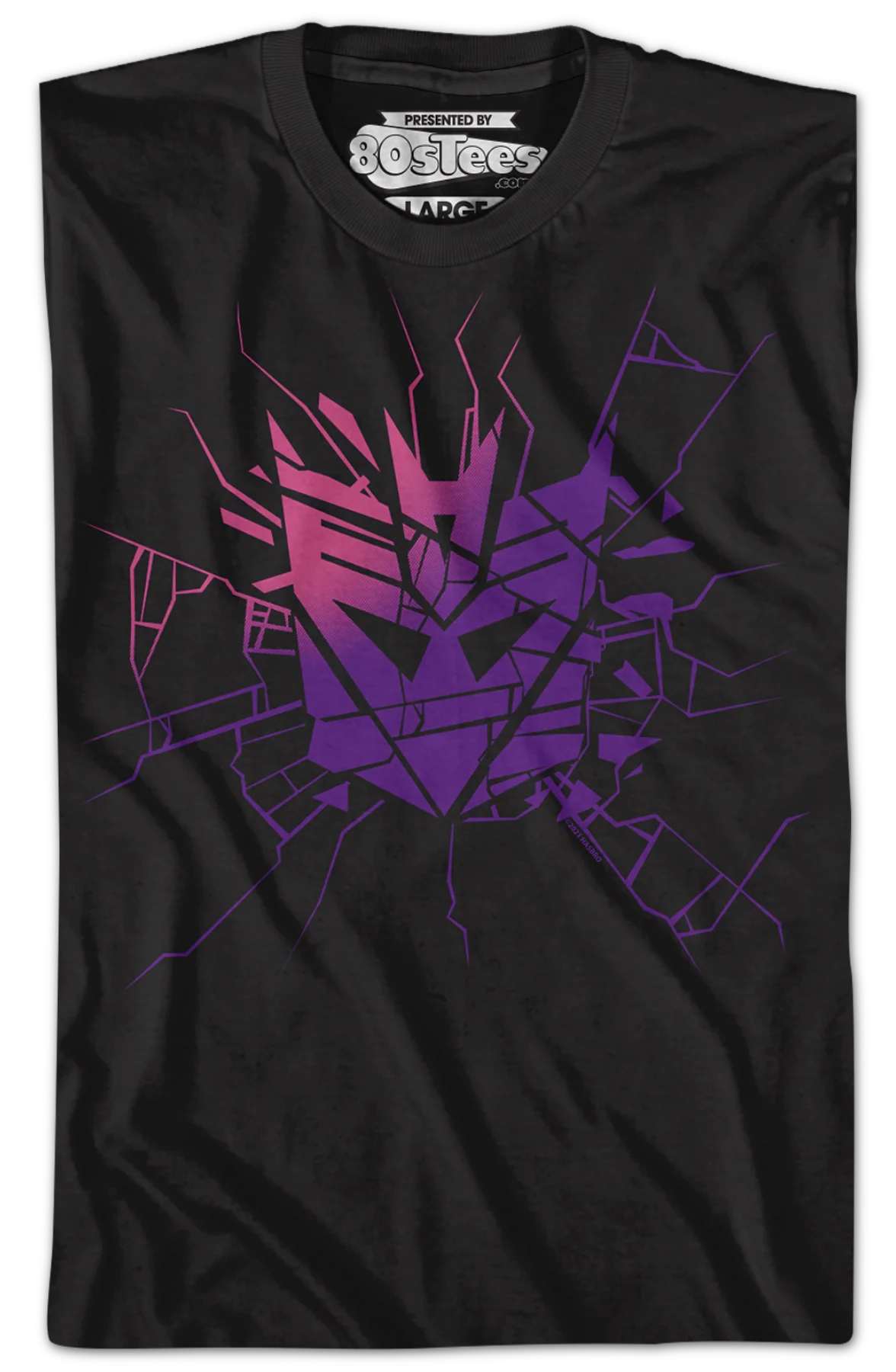 Shattered Glass Decepticons Logo Transformers T-Shirt - Image 2