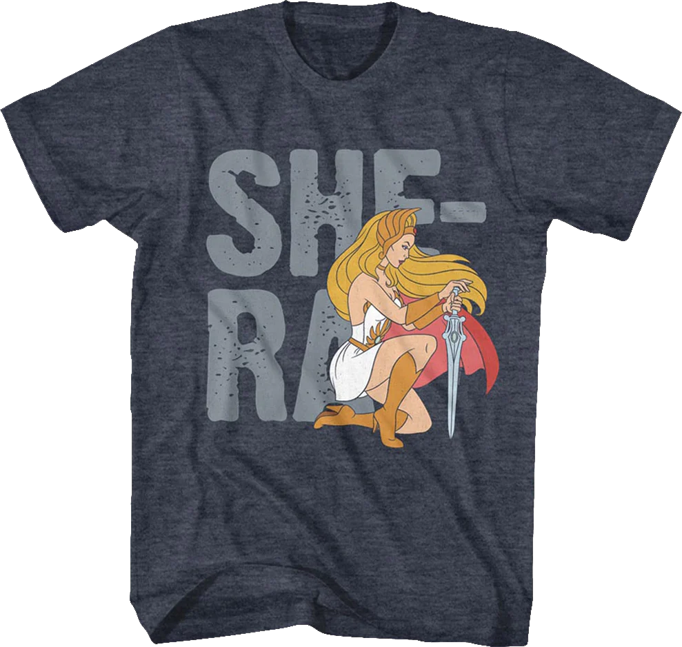 She-Ra Kneeling Pose Masters of the Universe T-Shirt