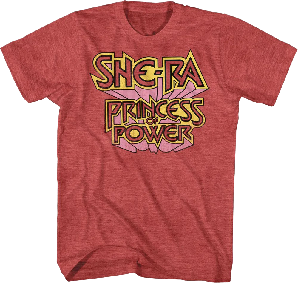 She-Ra Princess of Power Logo Masters of the Universe T-Shirt