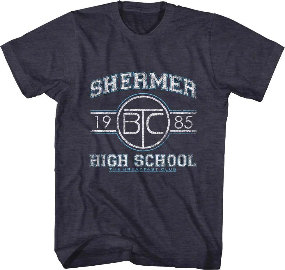 Shermer High School 1985 Breakfast Club T-Shirt