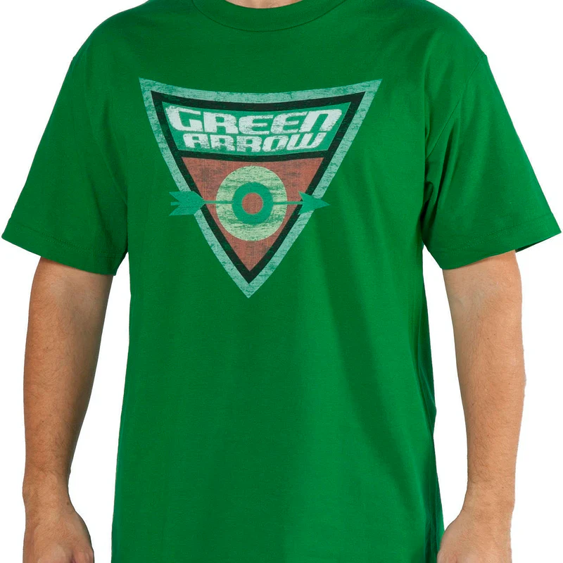 Shield Logo Green Arrow Shirt