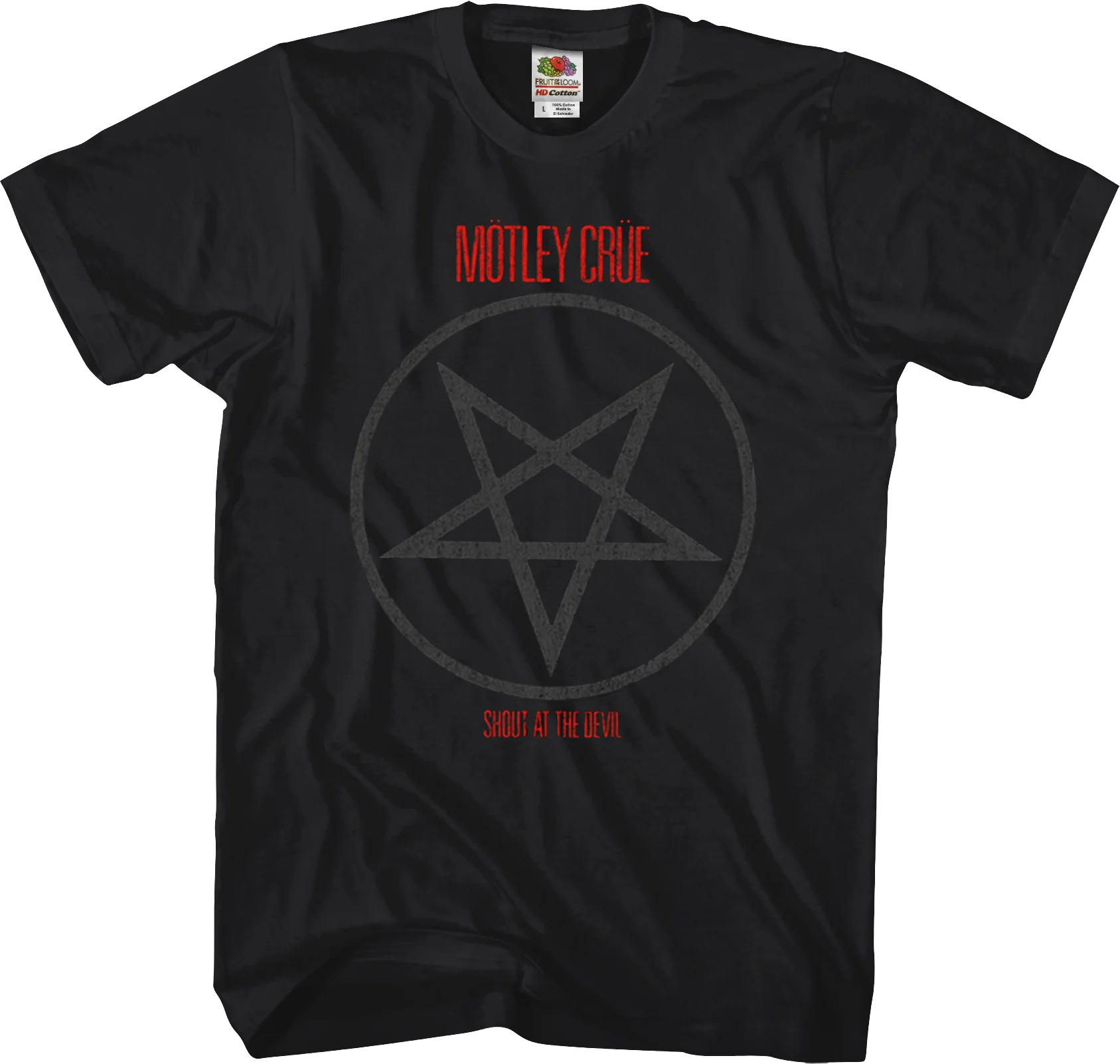 Shout At The Devil Pentagram Motley Crue T-Shirt