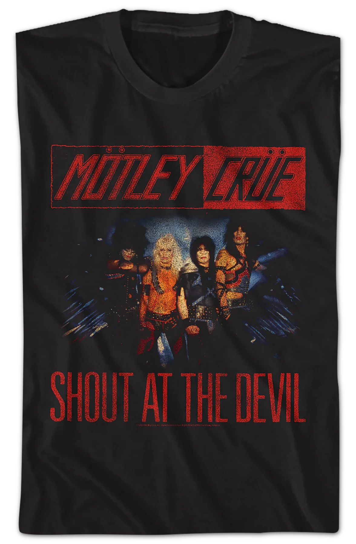 Shout At The Devil Photo Motley Crue T-Shirt - Image 2