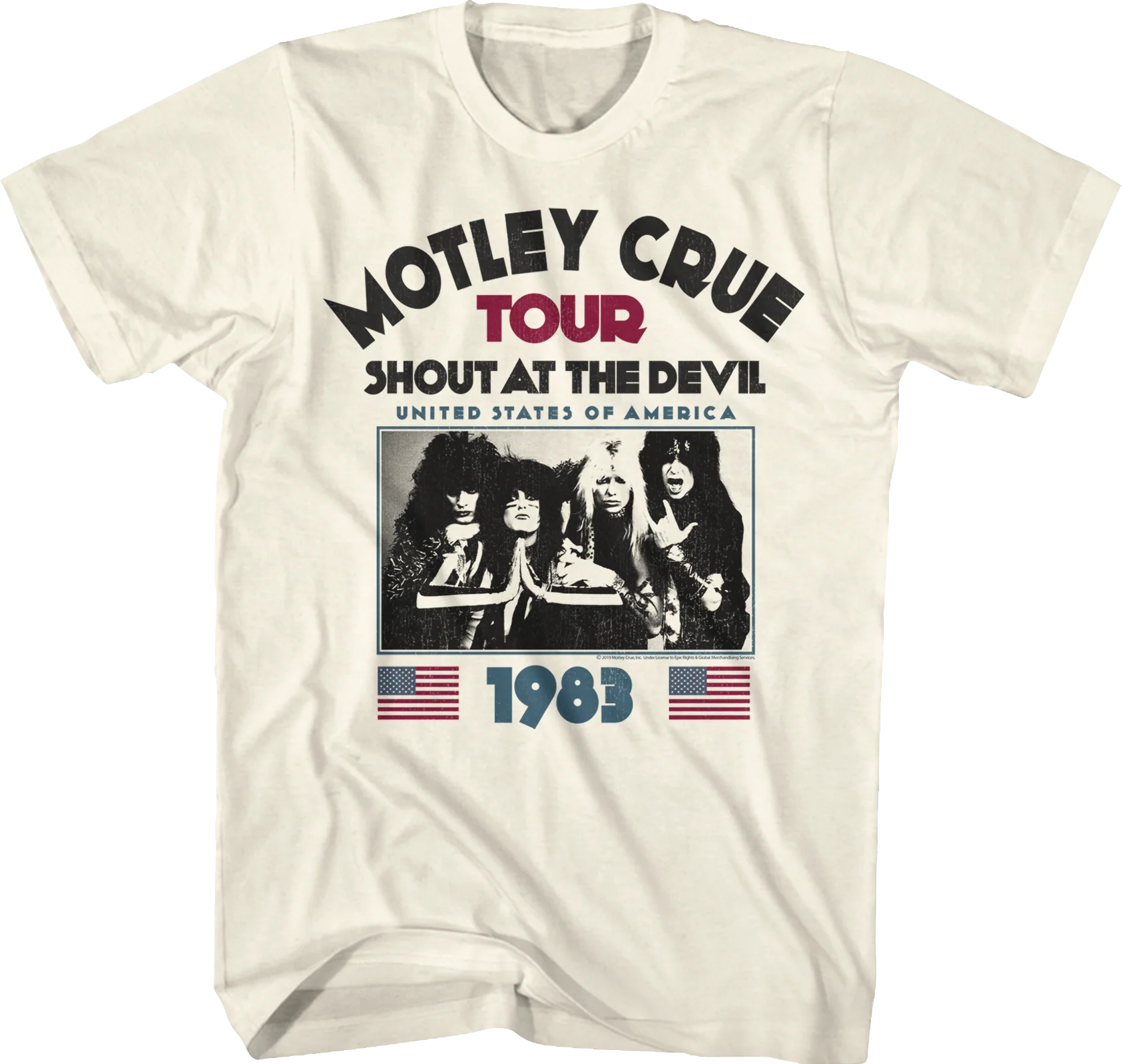 Shout At The Devil Tour Motley Crue T-Shirt