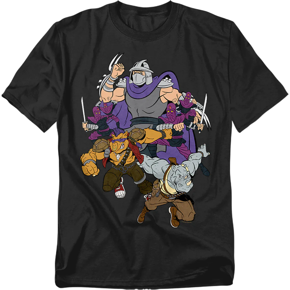 Shredder And Foot Clan Teenage Mutant Ninja Turtles T-Shirt