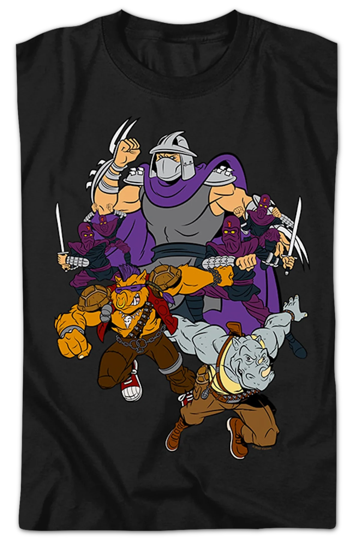 Shredder And Foot Clan Teenage Mutant Ninja Turtles T-Shirt - Image 2