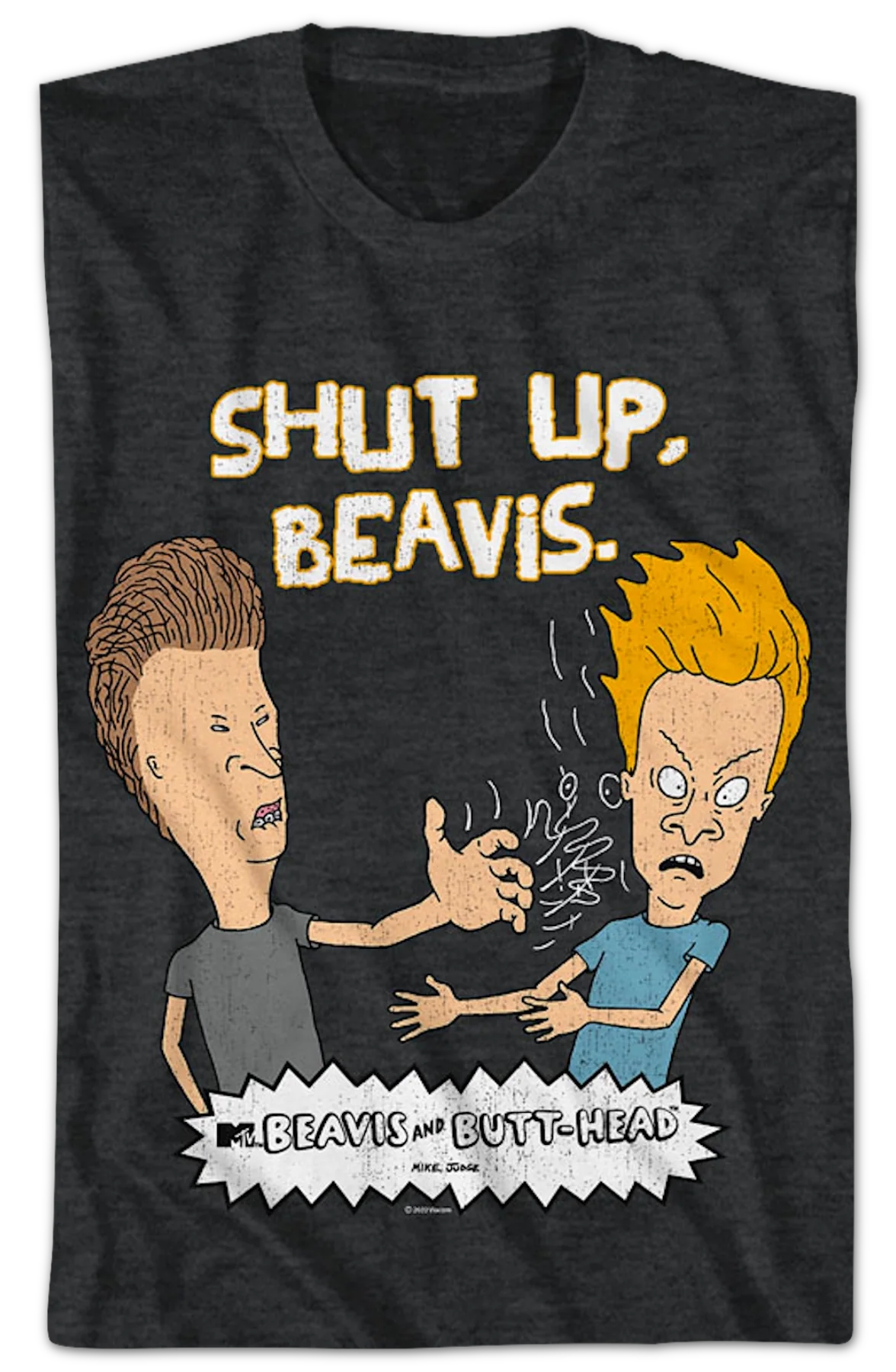 Shut Up Beavis And Butt-Head T-Shirt - Image 2