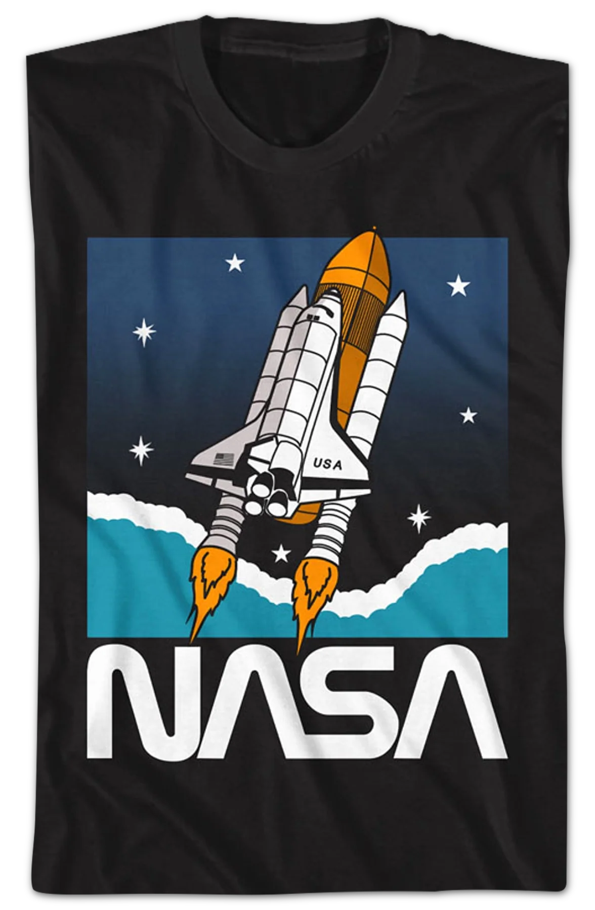 Shuttle In Space NASA T-Shirt - Image 2