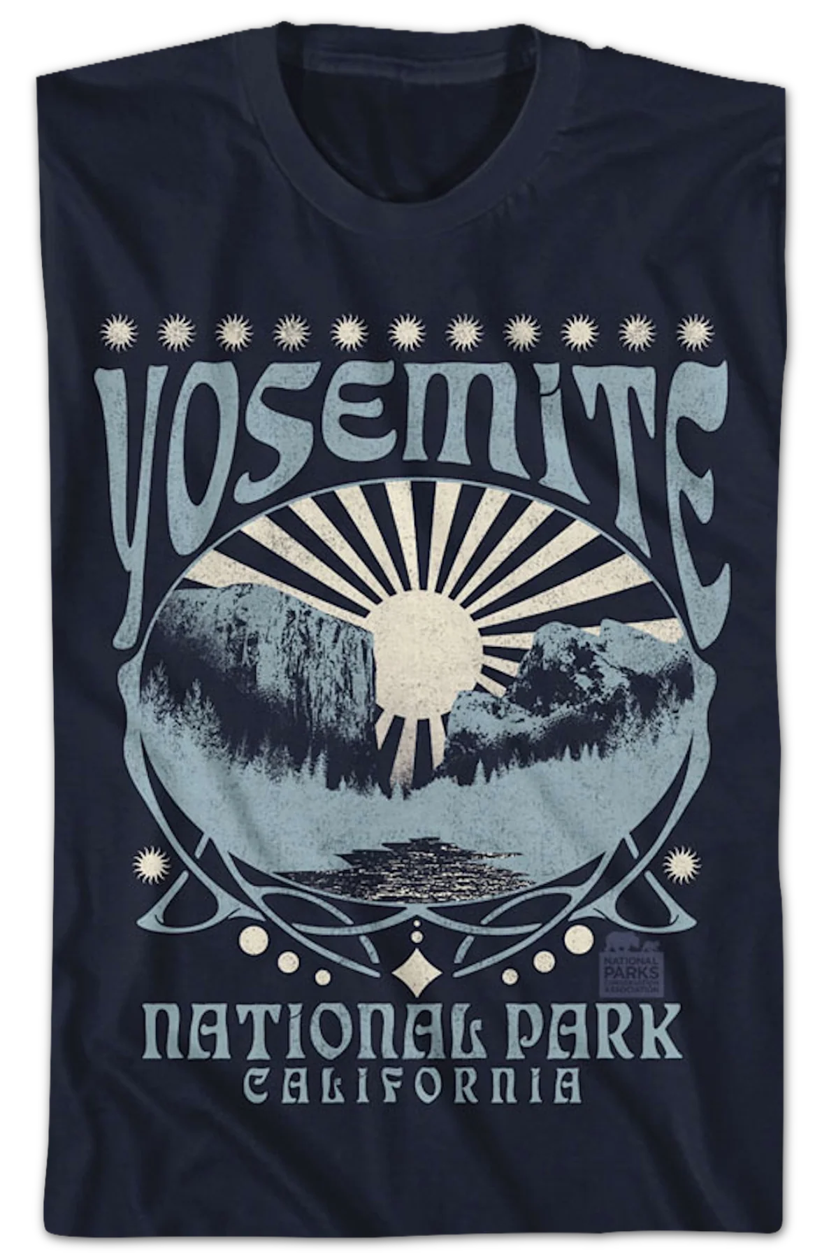 Sierra Nevada Mountains Yosemite National Park T-Shirt - Image 2