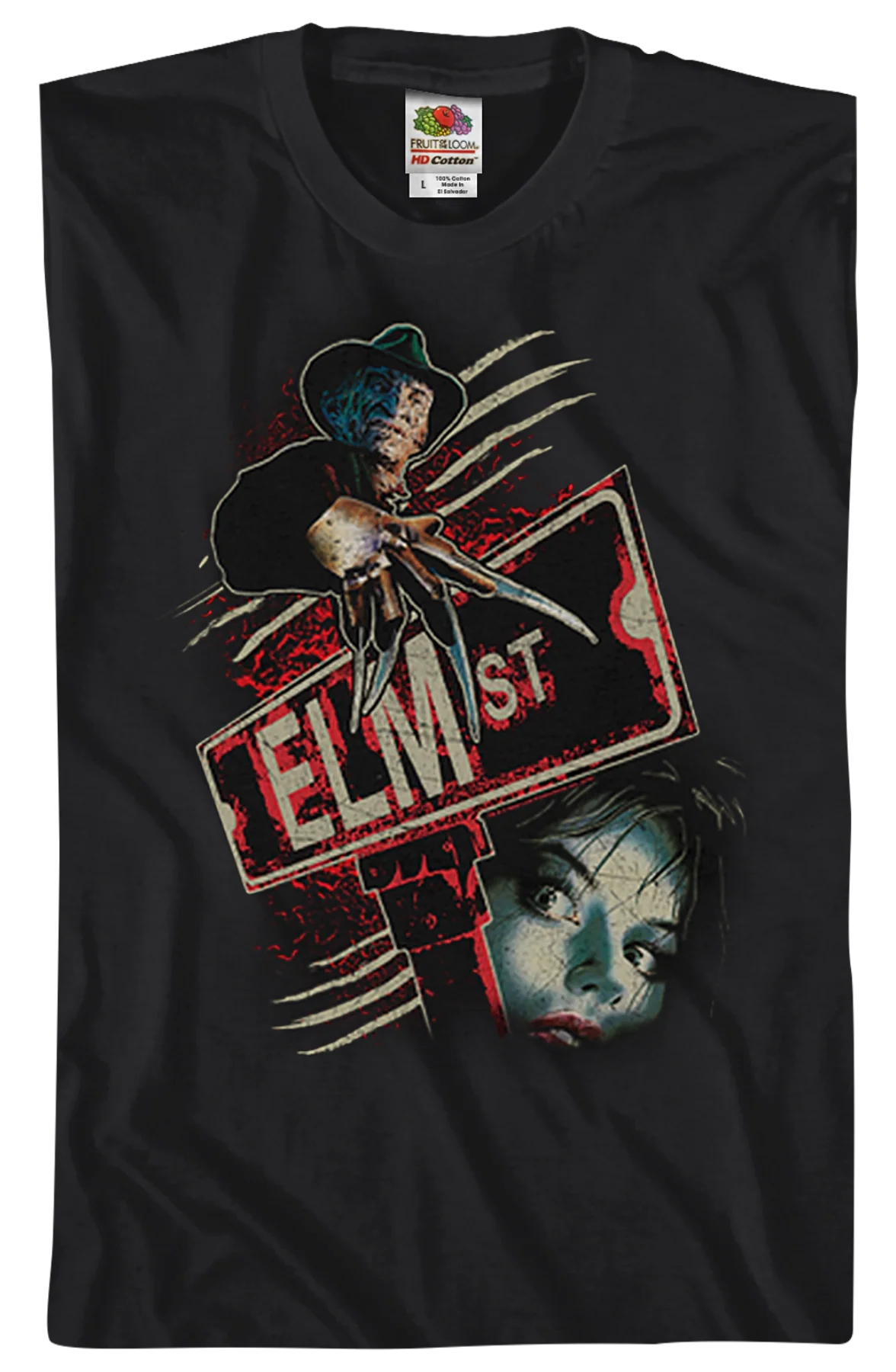 Sign Nightmare On Elm Street T-Shirt - Image 2