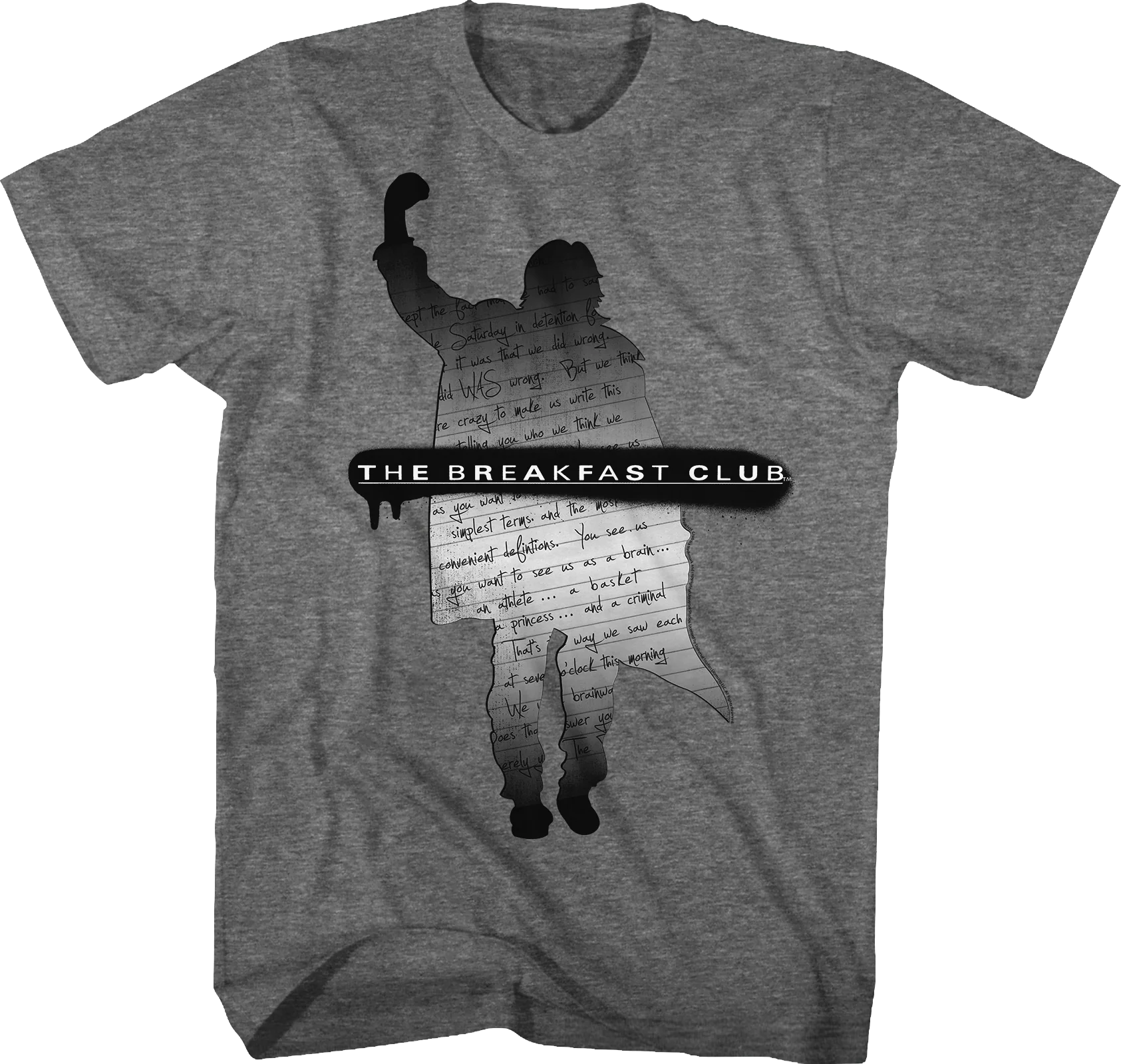 Silhouette Essay Breakfast Club T-Shirt