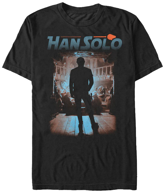 Silhouette Han Solo Star Wars T-Shirt