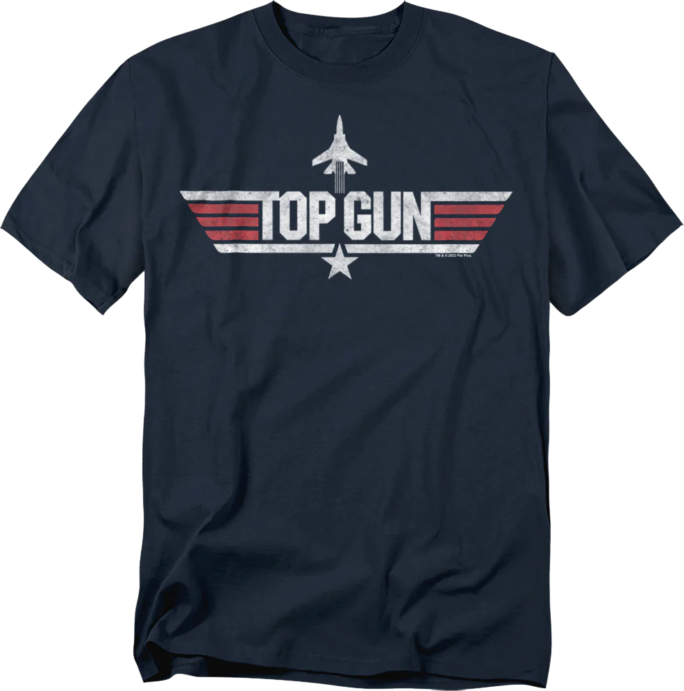 Silhouette & Logo Top Gun T-Shirt
