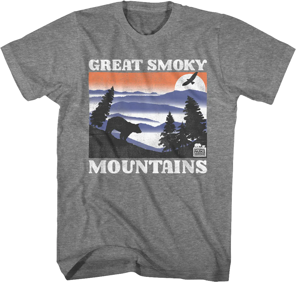 Silhouettes Great Smoky Mountains National Park T-Shirt