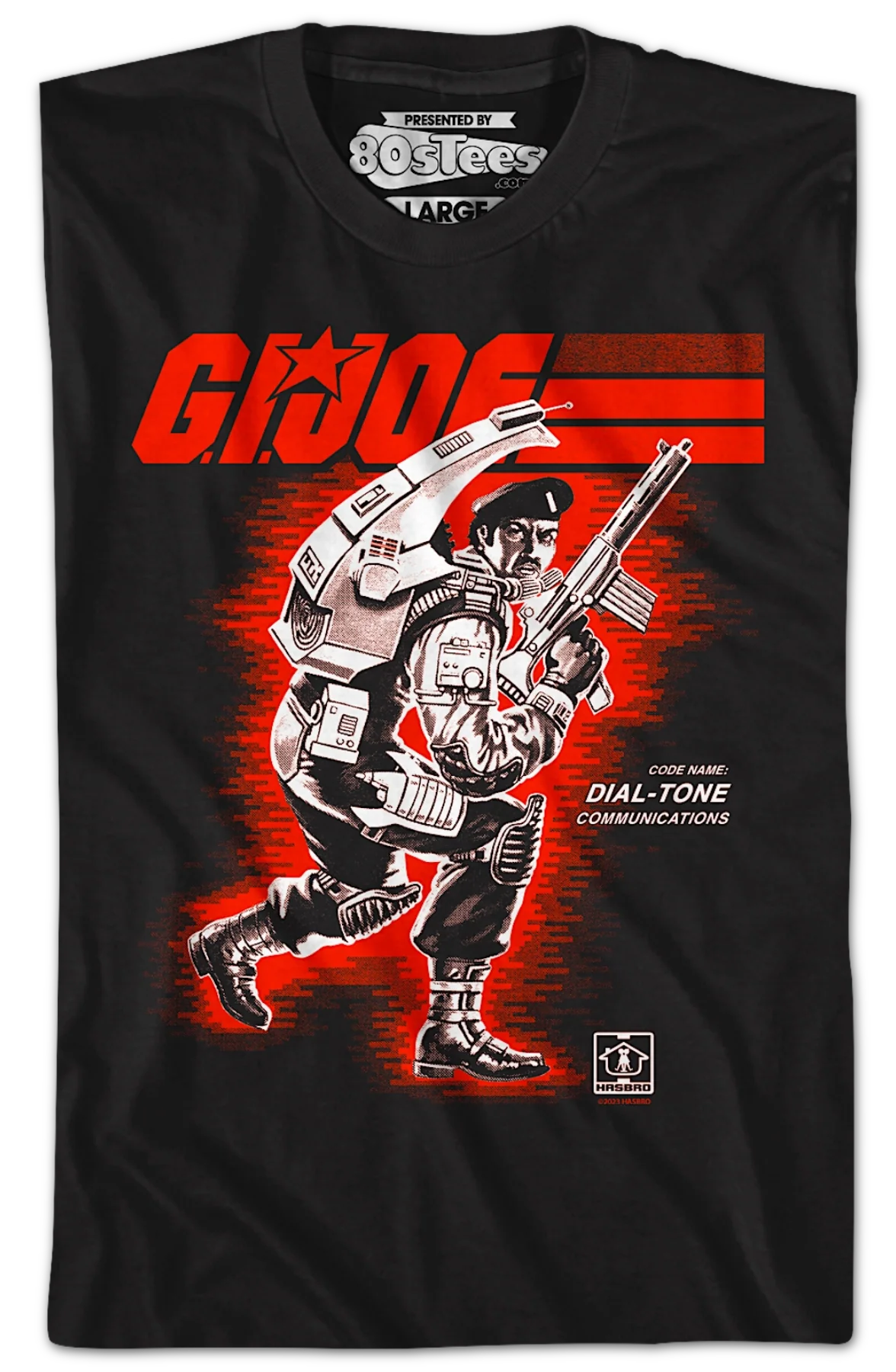 Simple Box Art Dial-Tone GI Joe T-Shirt - Image 2