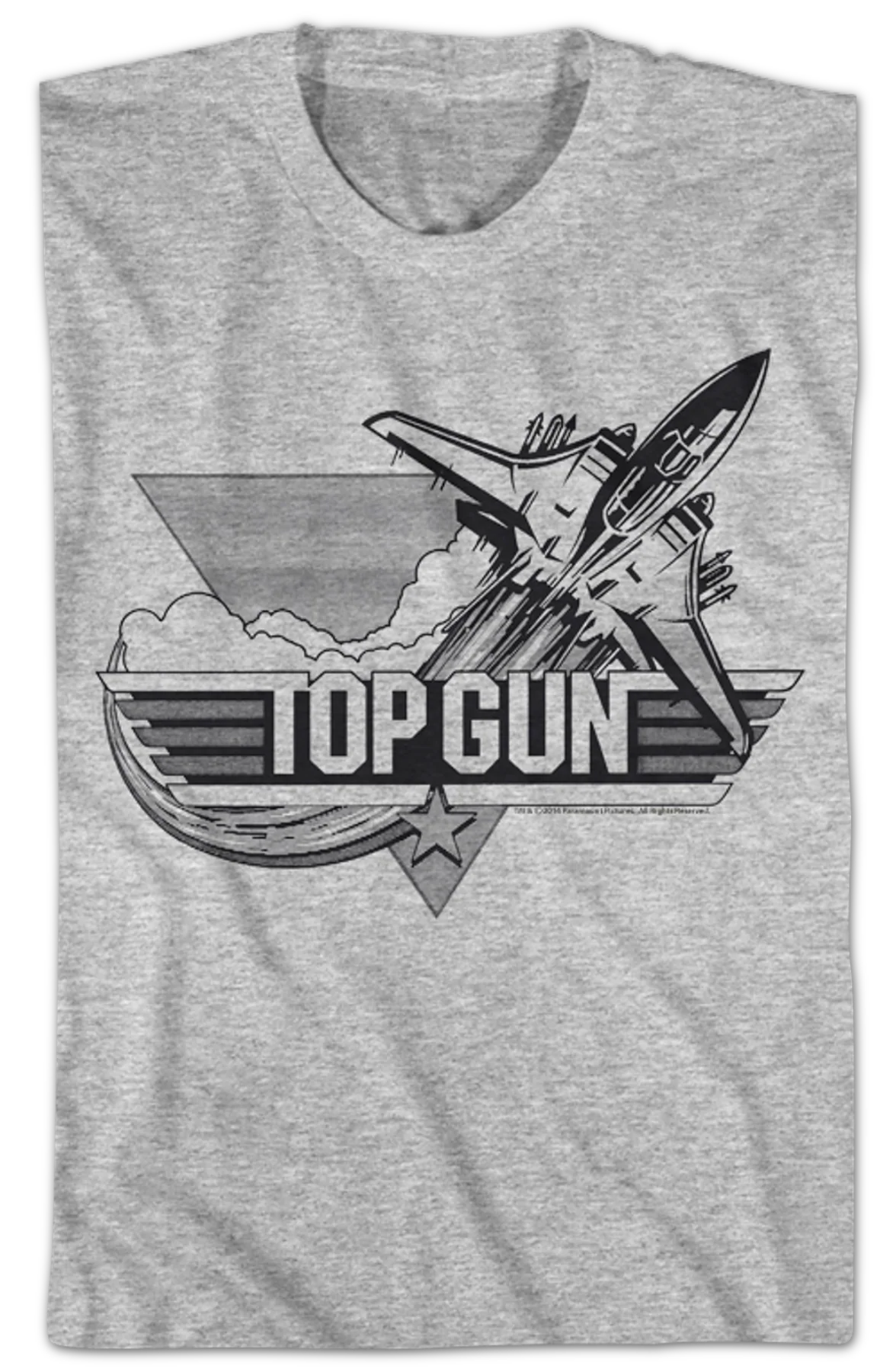 Simple Flyby Top Gun T-Shirt - Image 2