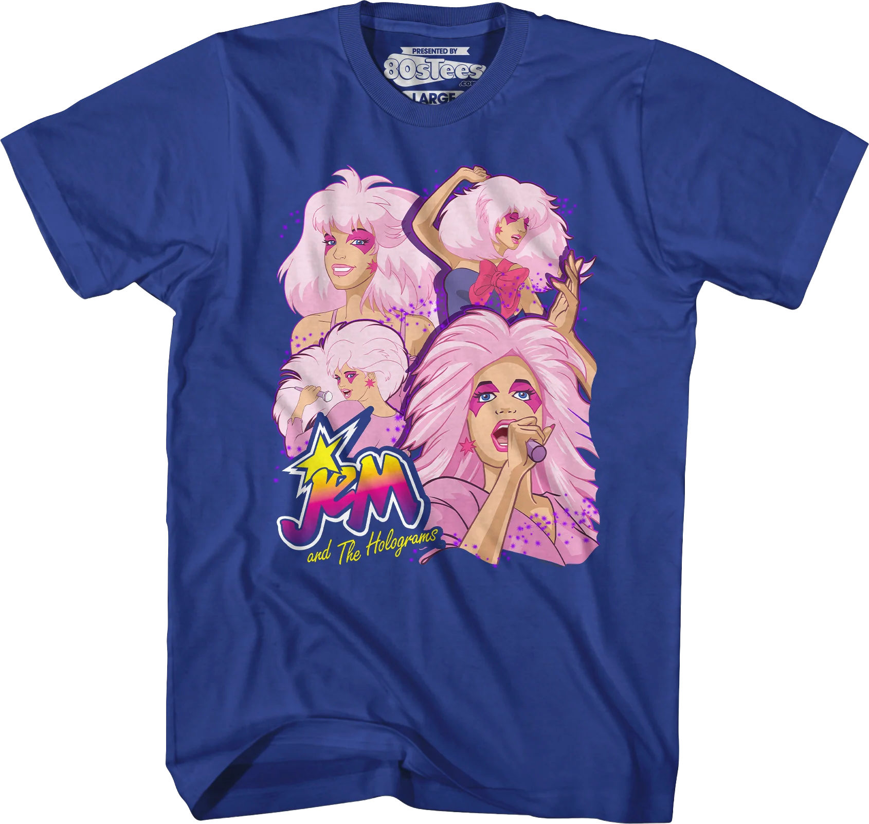 Singer Collage Jem And The Holograms T-Shirt - Image 3