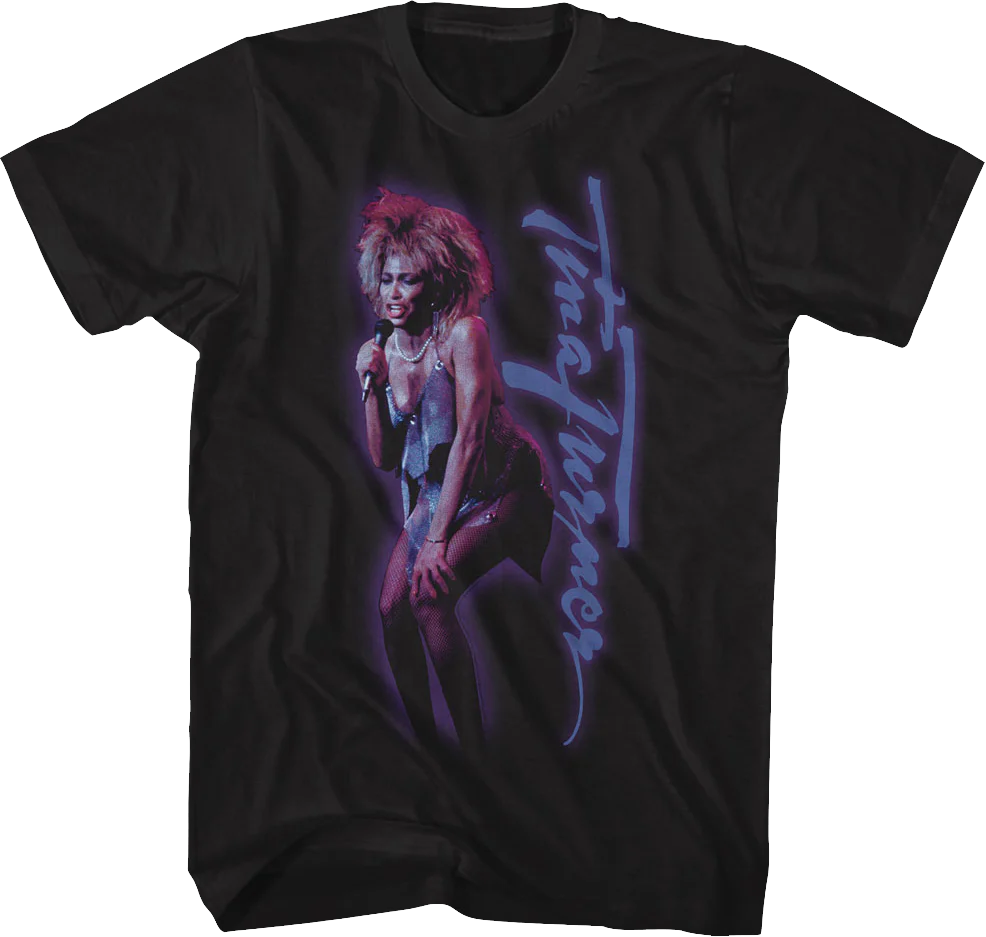Singing Glow Tina Turner T-Shirt