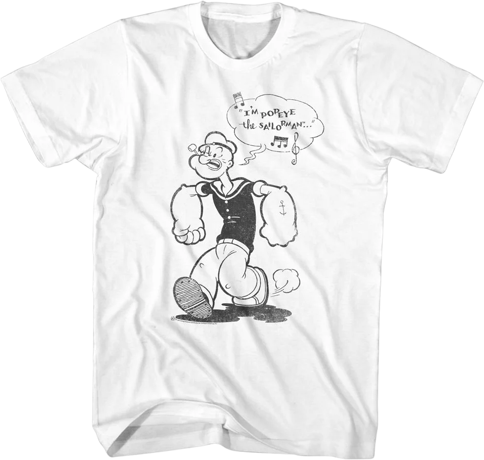 Singing Popeye T-Shirt