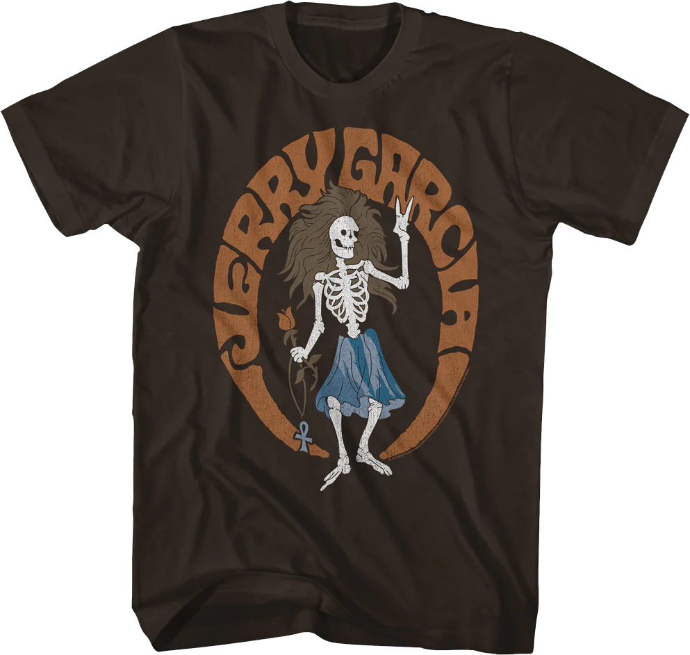 Skeleton Jerry Garcia T-Shirt