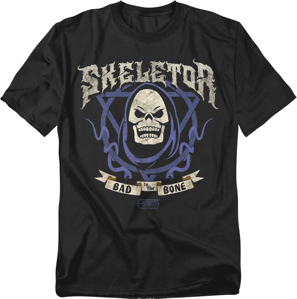 Skeletor Bad to the Bone Masters of the Universe T-Shirt