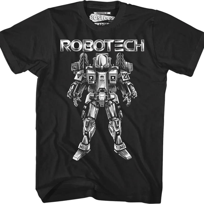 Sketch Armored Cyclone Robotech T-Shirt