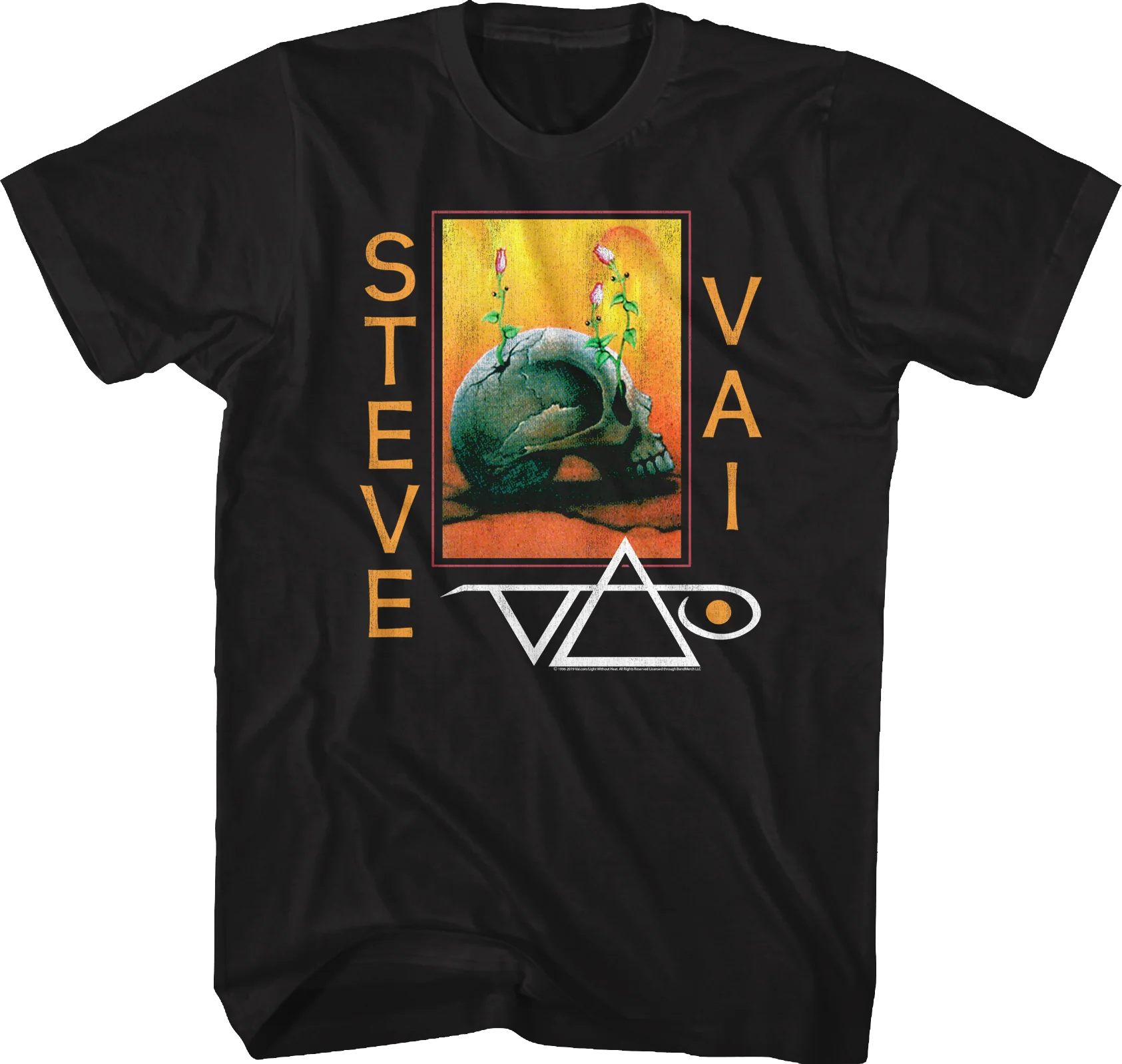 Skull and Flowers Steve Vai T-Shirt
