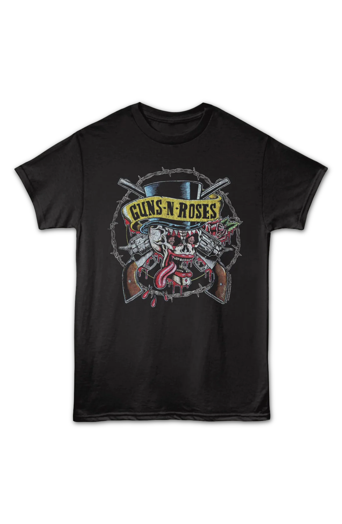 Skull And Pistols Guns N' Roses T-Shirt - Image 2