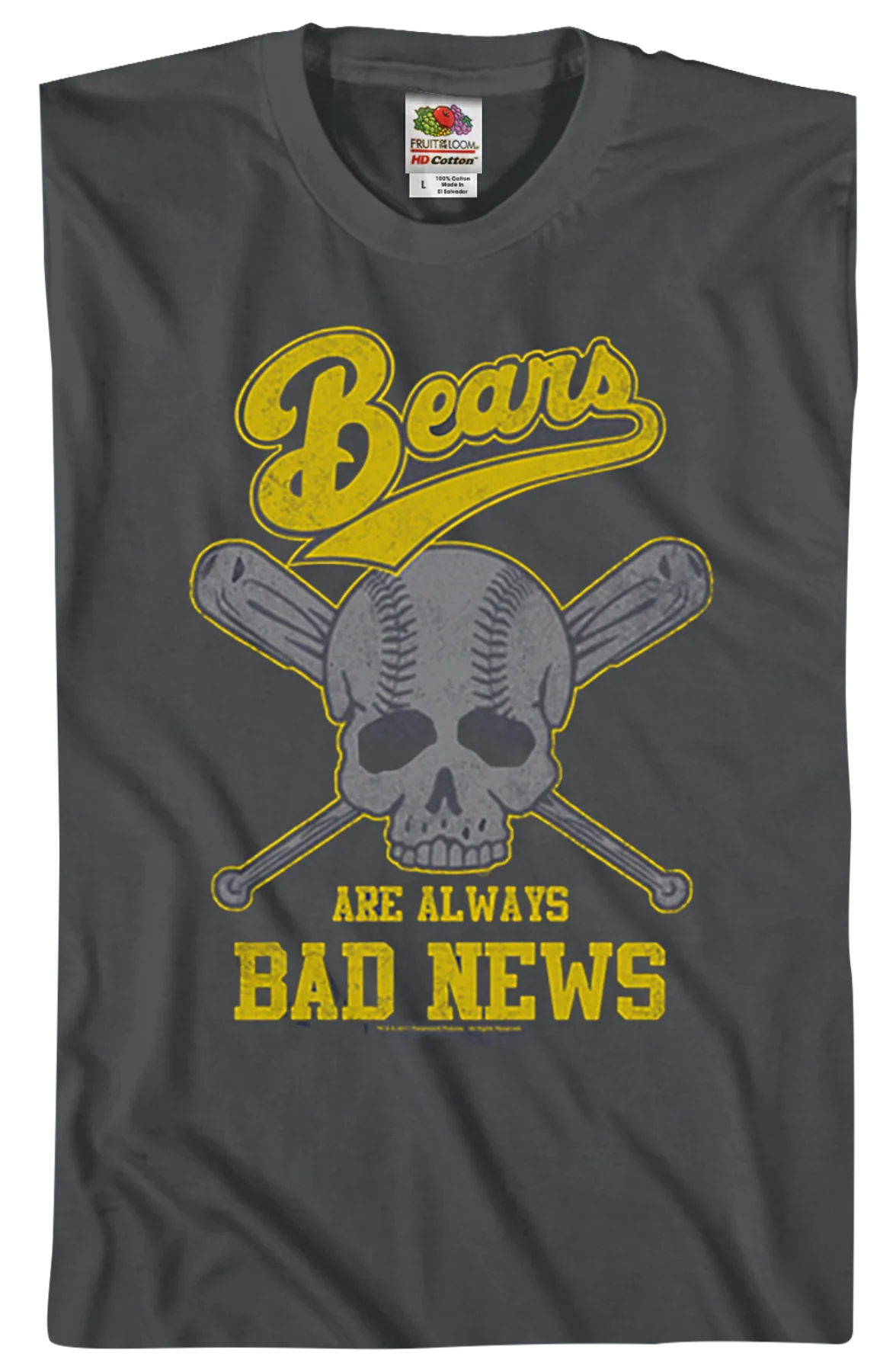 Skull Bad News Bears T-Shirt - Image 2
