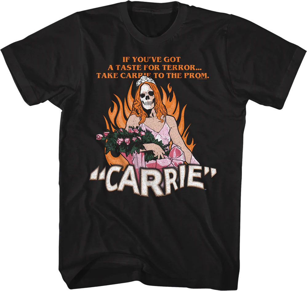Skull Prom Queen Carrie T-Shirt