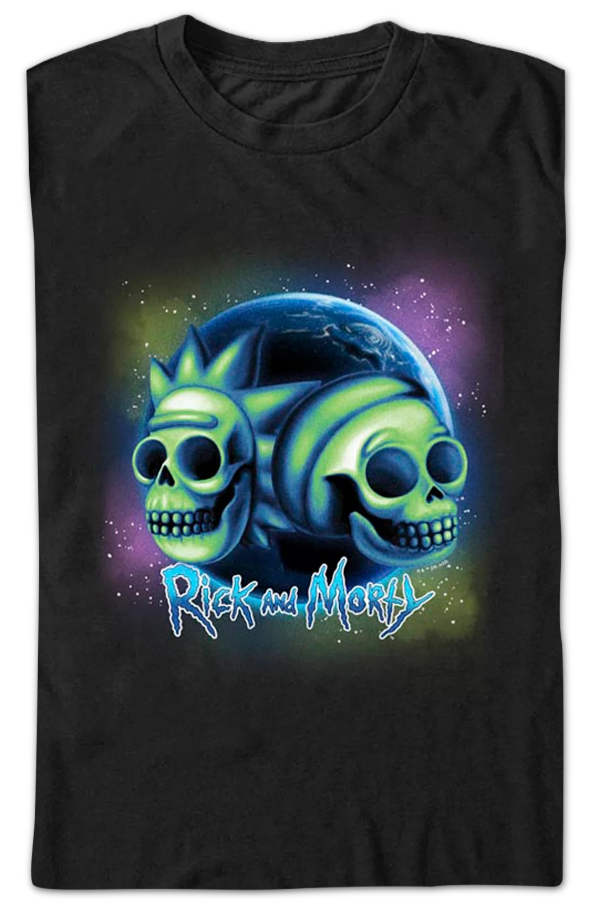 Skulls Rick And Morty T-Shirt - Image 2