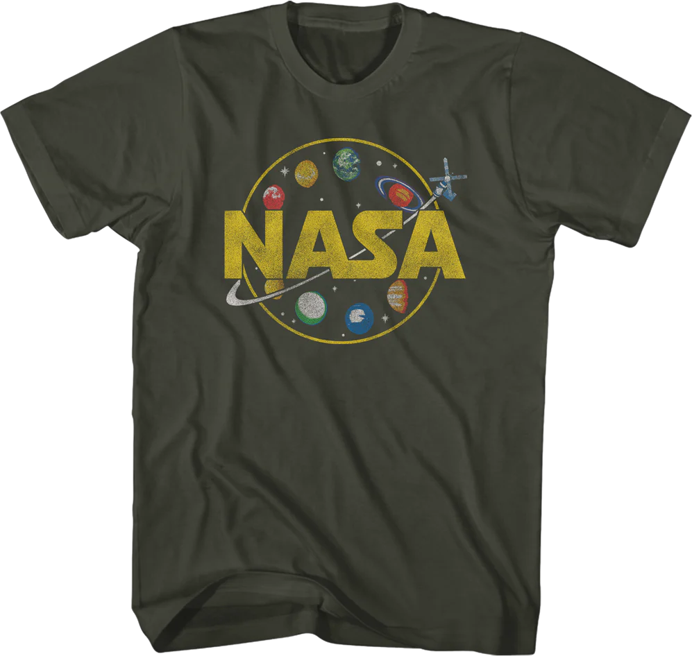Skylab Orbiting Planets NASA T-Shirt